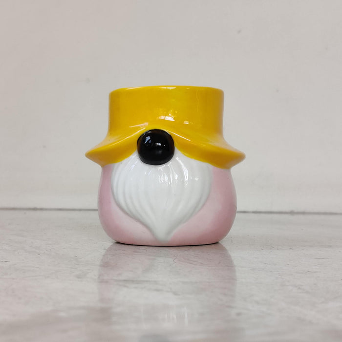 Sunny Duck Hat Ceramic Planter