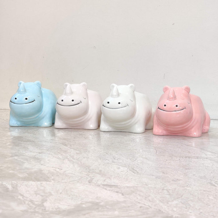 Blush Rhino Ceramic Planter