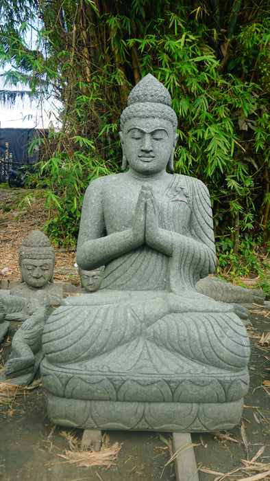 SEATED BUDDHA PRAYING 150 CM