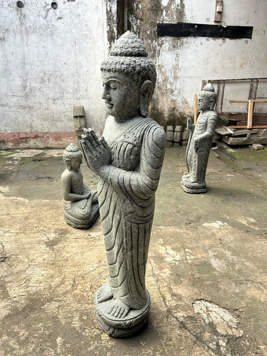 STANDING BUDDHA PRAYING  100 CM