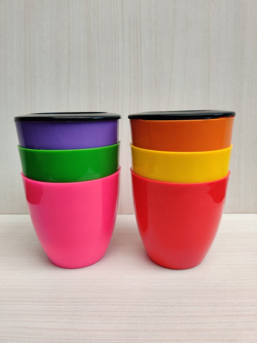 Self Watering Planter 4", Red (Pack of 6)