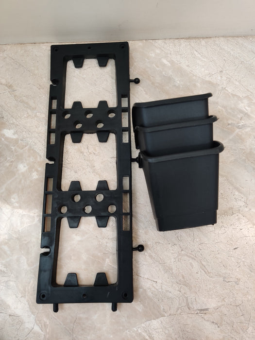 Vertical Garden Green Wall Panels ( 3 Frames + 9 Pots ) with Self Drill Screws