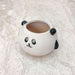 Panda ceramic planter for home and office decor