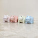 Baby blue hippo ceramic planter for succulents and small indoor plants