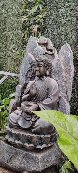 Buddha statue for meditation and Zen garden decor