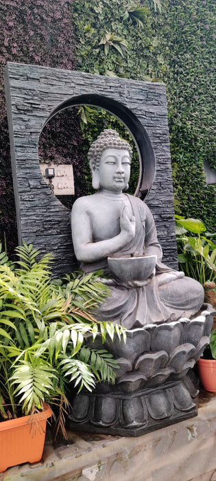 Buddha statue for meditation and Zen garden decor