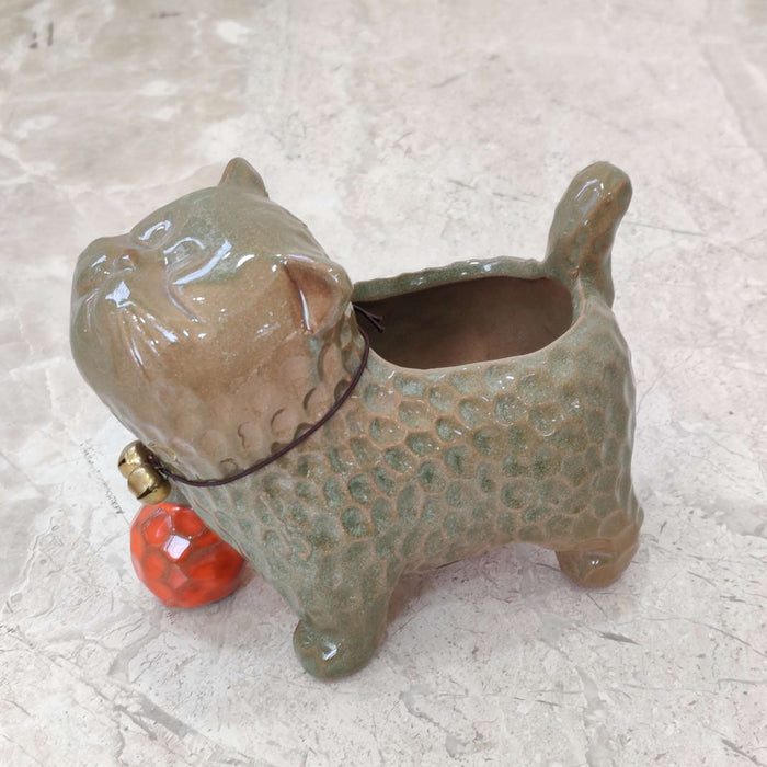 Cat Ceramic Pot for Succulents
