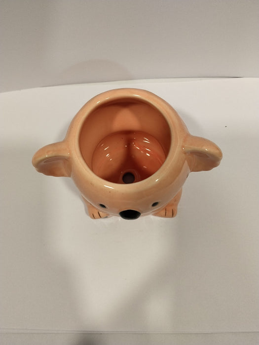Koala Ceramic Planter | Mini Succulent Pot (Orange)