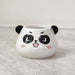 Cheeky panda face ceramic planter for succulents and small indoor plants