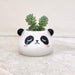 Cheeky panda face ceramic planter 
