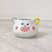 Decorative panda face ceramic pot for tabletop and shelf display
