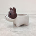 French Bulldog Ceramic Pot for Succulents