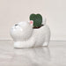 Ceramic playful kitten pot gift for cat lovers and plant enthusiasts