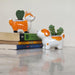 Happy puppy ceramic planter gift for dog lovers and plant enthusiasts