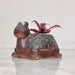 Happy turtle ceramic planter gift for plant lovers