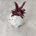 Polar bear ceramic planter gift for plant lovers and home decor enthusiasts