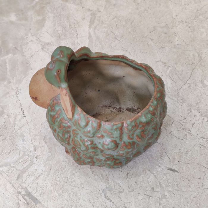Woolly sheep ceramic planter gift for plant lovers and home decor enthusiasts