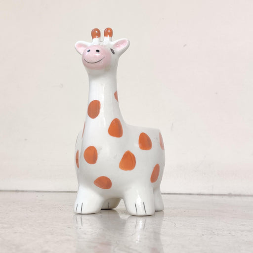 Happy giraffe ceramic planter for succulents and small indoor plants