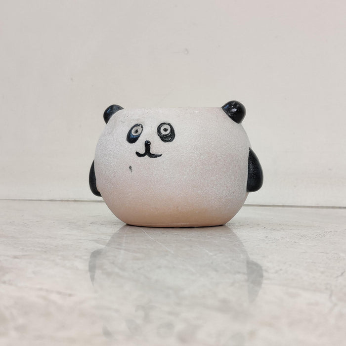 Cute panda ceramic planter for succulents and small indoor plants