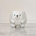Polar bear ceramic planter for succulents and small indoor plants