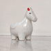 Royal white horse ceramic planter for succulents and small indoor plants