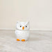 Snowy owl ceramic planter for succulents and small indoor plants