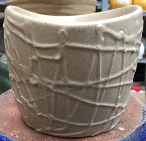 Charming Cream Color Ceramic Pot