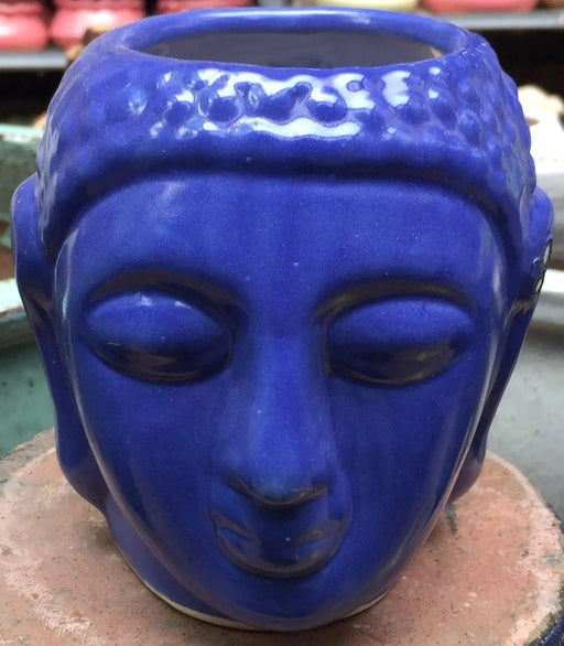Buddha Small Blue Ceramic Pot 