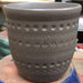 Modern Grey Cylinder Ceramic Planter