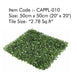 CAPPL-010 Artificial Vertical Garden Grass 50cm X 50cm(20" X 20") 2.78 Sq.ft (Pack of 12)
