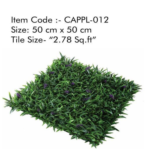 CAPPL-012 Artificial Vertical Garden Mat  50cm X 50cm(20" X 20") 2.78 Sq.ft (Pack of 12)