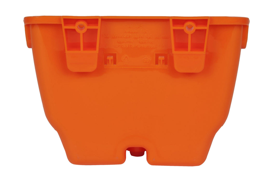Verticell Vertical Garden Wall Hanging Pot Orange Color (Pack of 12) - CGASPL