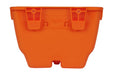 Verticell Vertical Garden Wall Hanging Pot Orange Color (Pack of 12) - CGASPL