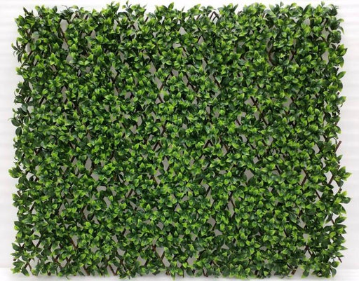 Artificial UV Protected Tea Leaf Wooden Trellis Size-2 mtr x 1 mtr , Area Covered 21.52 sq ft ( Pack of 2 ) - CGASPL