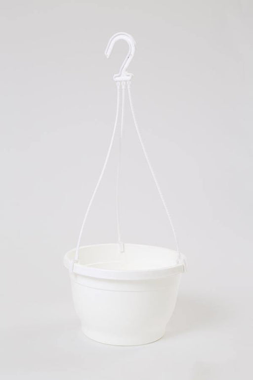8 Inch Hanging Pot White (Pack of 6) - CGASPL