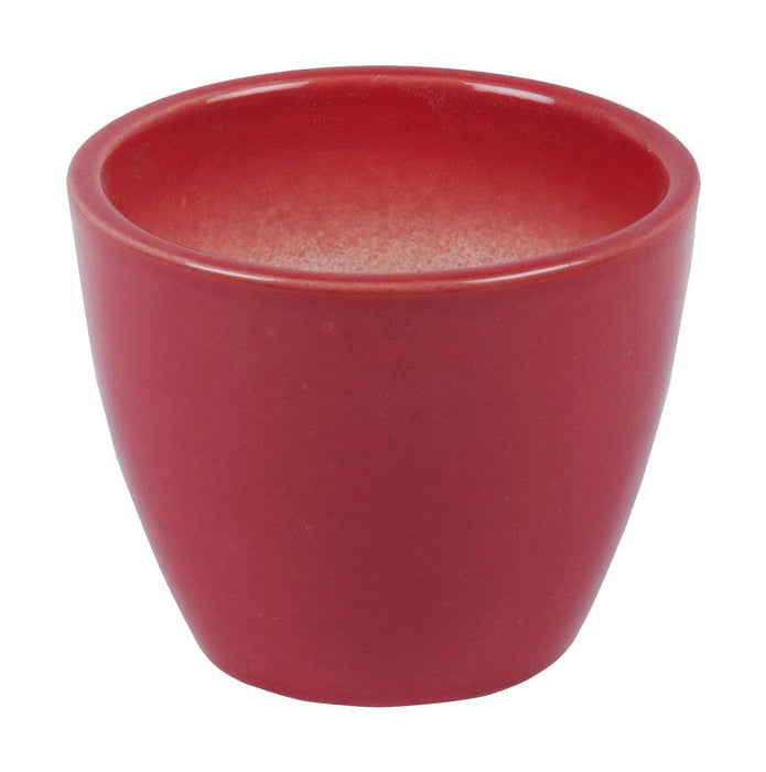 Red Round Dew Ceramic Planters