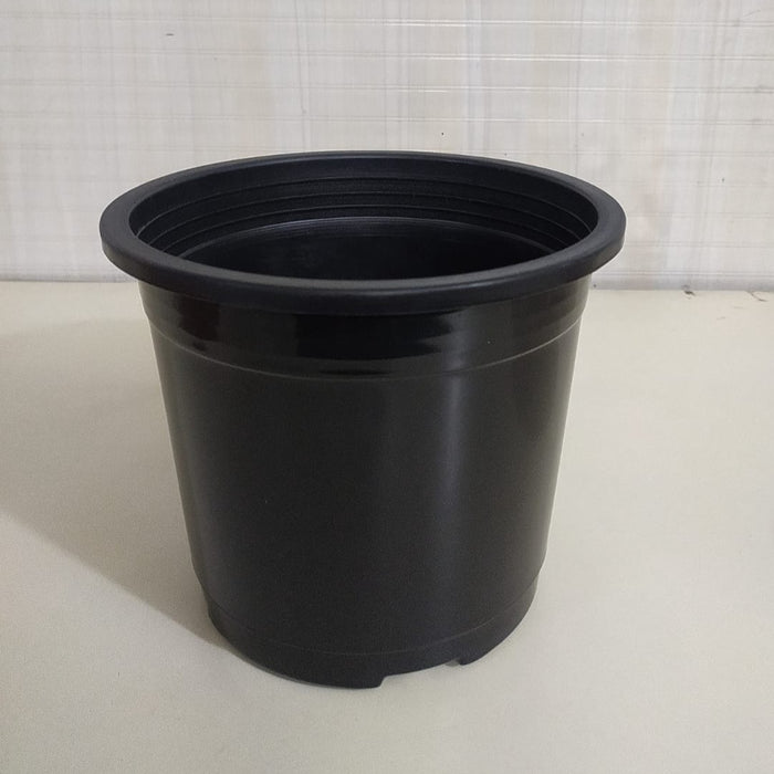 8" Flower Pot  Black Colour Sunrise Series (19.5 cm)