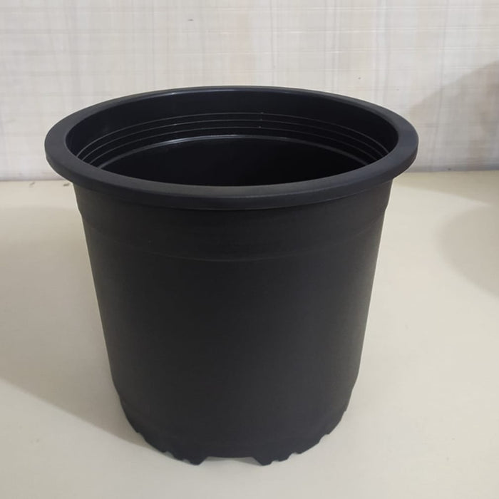 9" Flower Pot Black Colour Sunrise Series (22 cm) ( Pack of 12)
