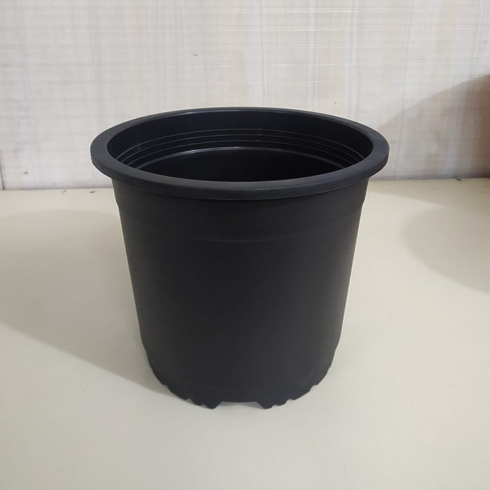 9" Flower Pot Black Colour Sunrise Series (22 cm) ( Pack of 12)