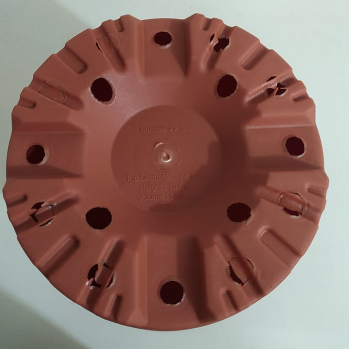 9" Flower Pot Terracotta Colour Sunrise Series (22 cm)