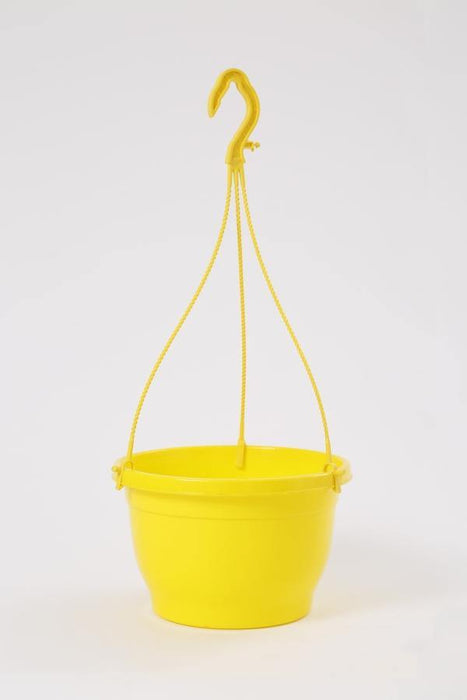 10 Inch Hanging Pot Yellow (Pack of 6) - CGASPL