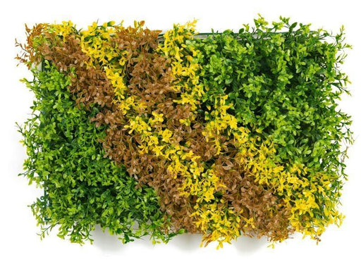 Artificial Vertical Garden  3506-E for Indoors only 60 cm*40 cm  (Pack of 28 Tiles  - Area covered  72.8 Sq. ft ) - CGASPL