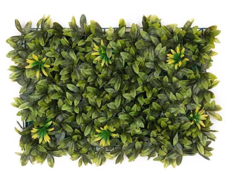 Artificial Vertical Garden  3969-M for Indoors only 60 cm*40 cm  (Pack of 32 Tiles  - Area covered  83.2 Sq. ft ) - CGASPL