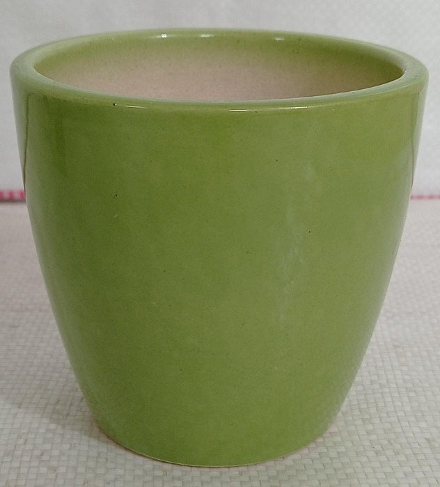 Modern round ceramic pot for home decor