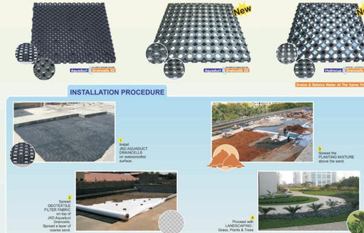 Drainage Cells For 50 Sq ft Area