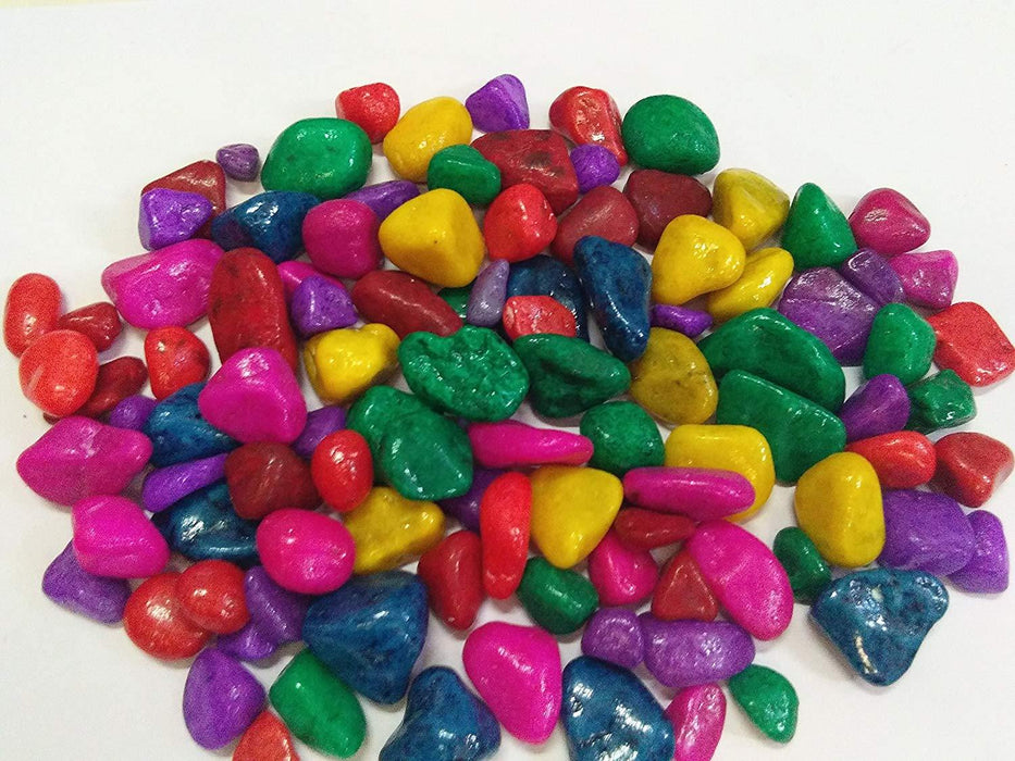 Multi-Colour Aquarium Decor Pebbles