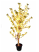 Artificial Blossom Tree Cream in Coffee Wood Stick - 5 feet - CGASPL