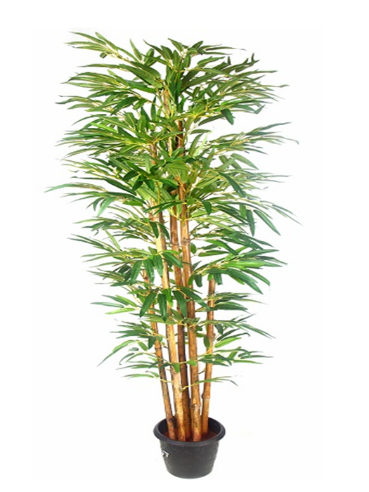 Artificial Bamboo Tree with Golden Color Stick  -5 feet - CGASPL