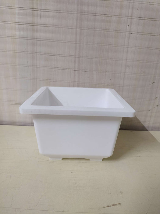 Bonzi Square Pot - 14 cm(White)