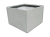 Cuboid 42 White Stone Fiber Planter - CGASPL
